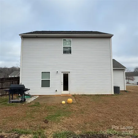 a backyard of a house