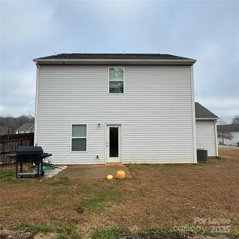 a backyard of a house