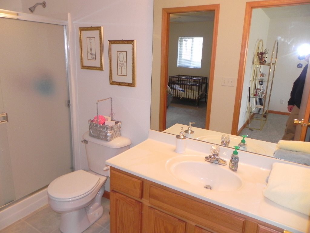 567 Baintree Road Lake Summerset, IL 61019 - Photo 23 of 25 a bathroom with a sink vanity mirror and toilet