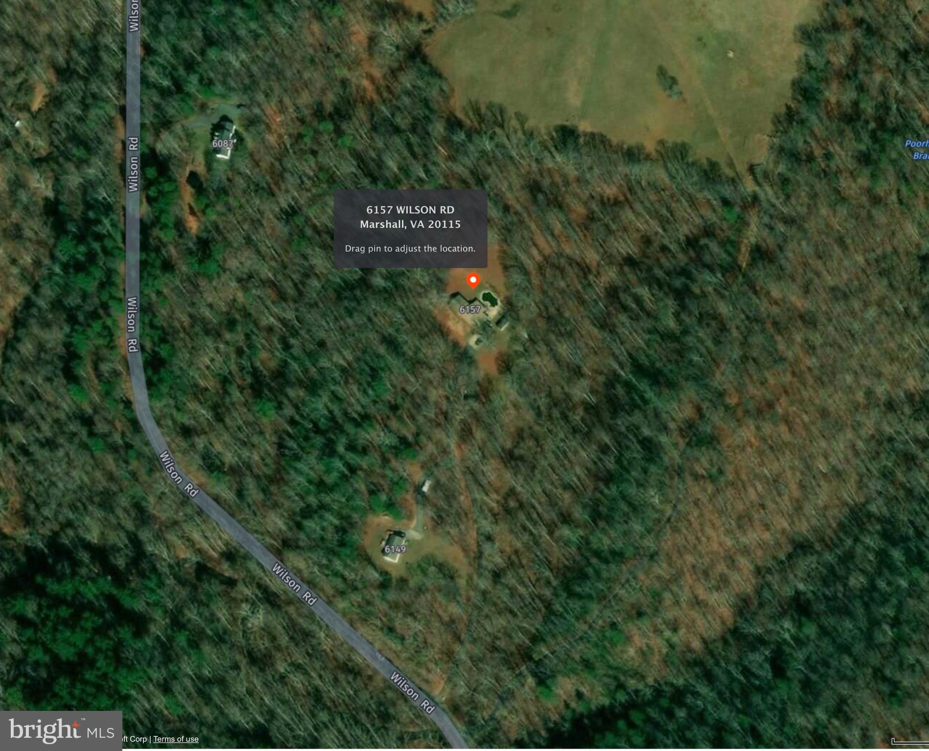 6157 Wilson Road Marshall, VA 20115 - Photo 2 of 35 an aerial view of a house with a yard