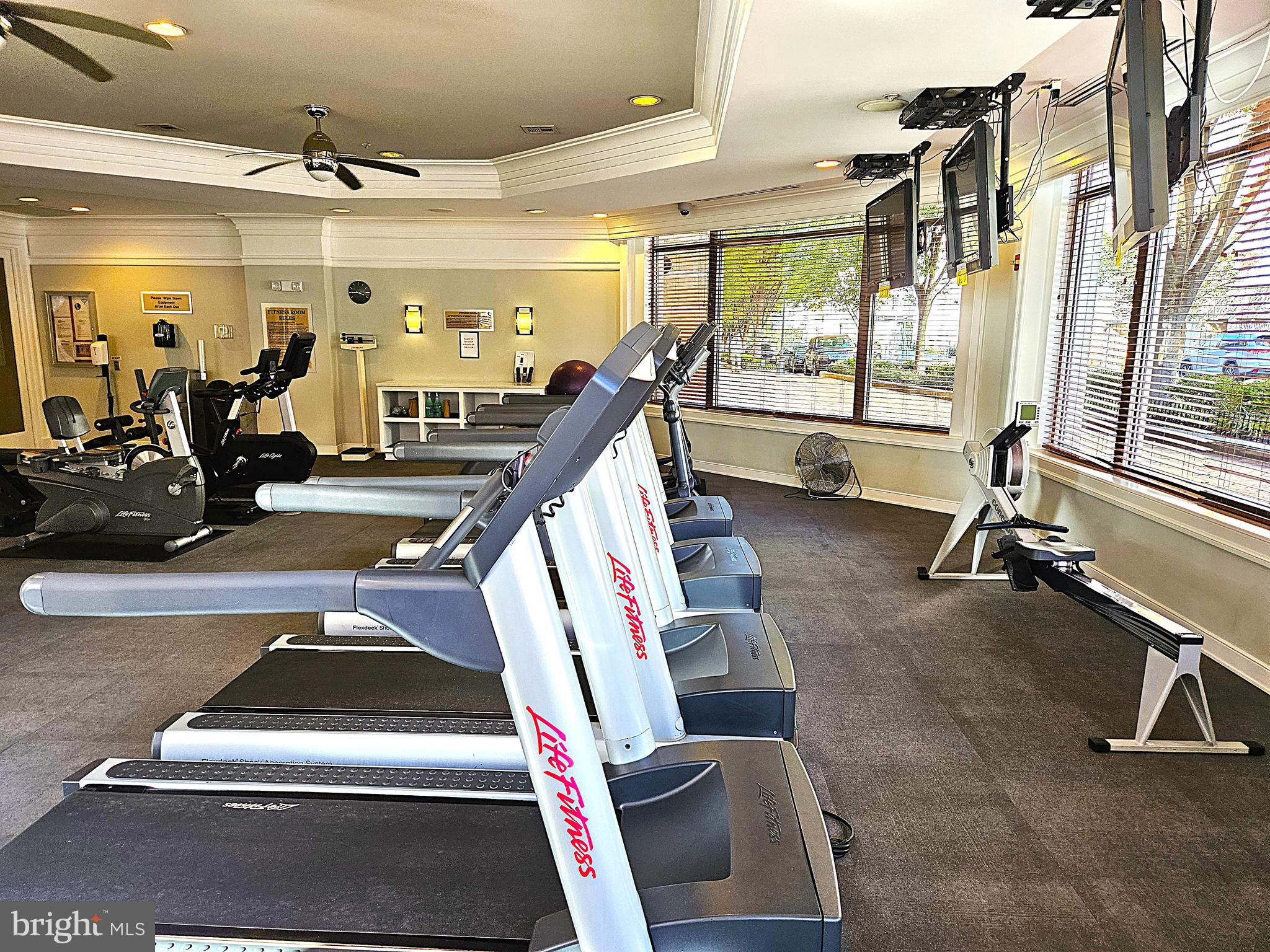 12000 Market Street, Unit 283 Reston, VA 20190 - Photo 28 of 36 a view of a room with gym equipment