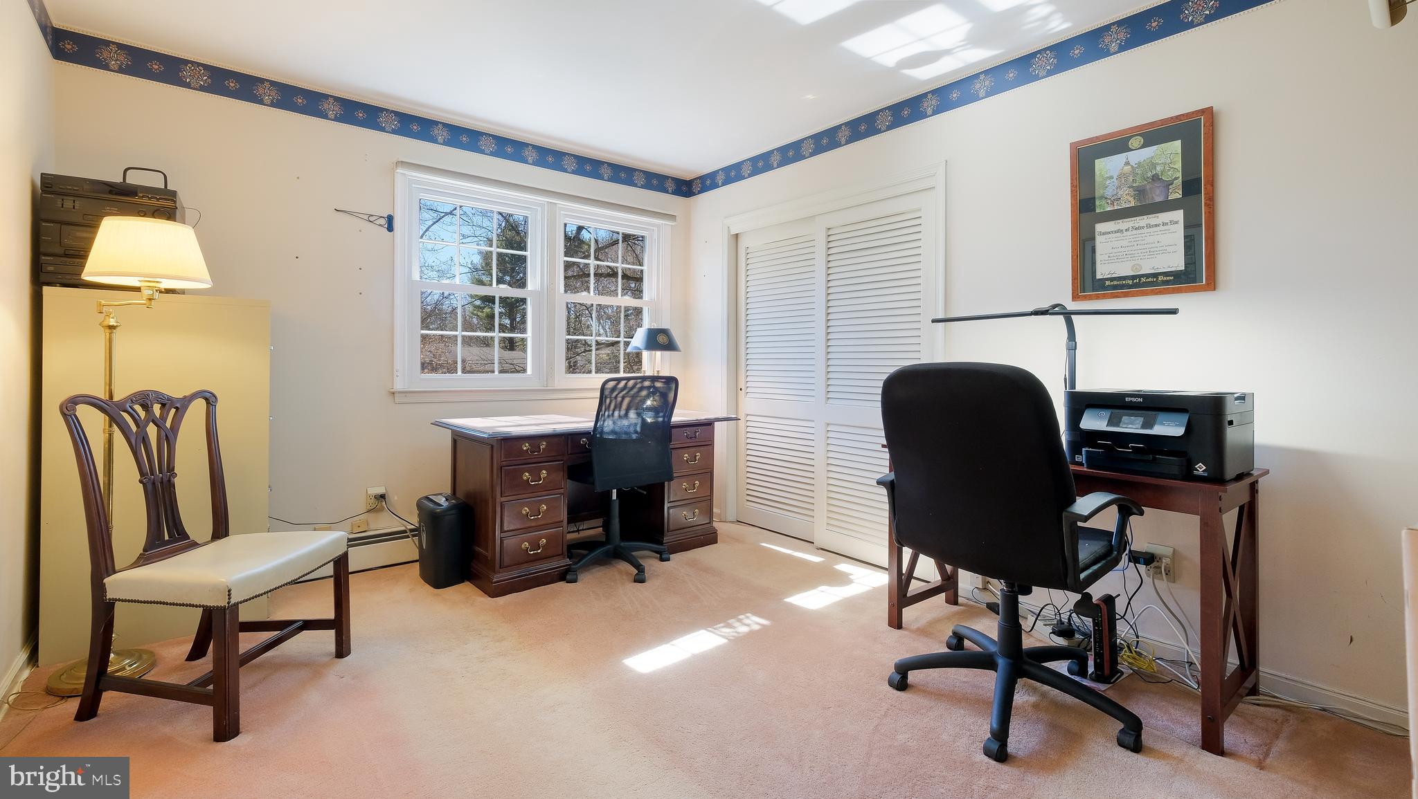 12 Pine Valley Road Doylestown, PA 18901 - Photo 34 of 63 a view of a workspace with furniture and a window