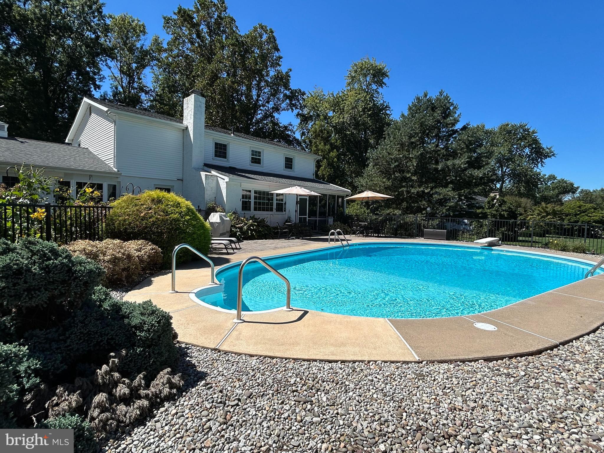 12 Pine Valley Road Doylestown, PA 18901 - Photo 44 of 63 Summer view of pool/patio