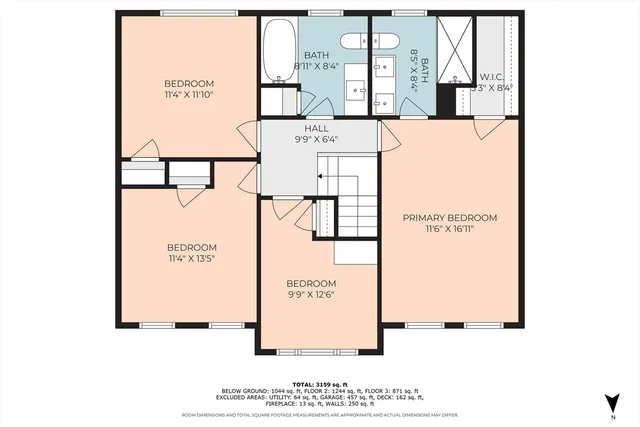 a picture of a floor plan