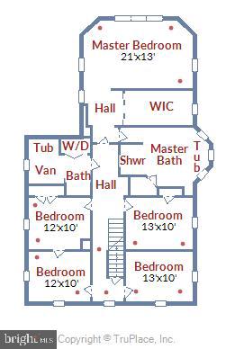 15 High Street Round Hill, VA 20141 - Photo 56 of 57 2nd Floor Floor Plan