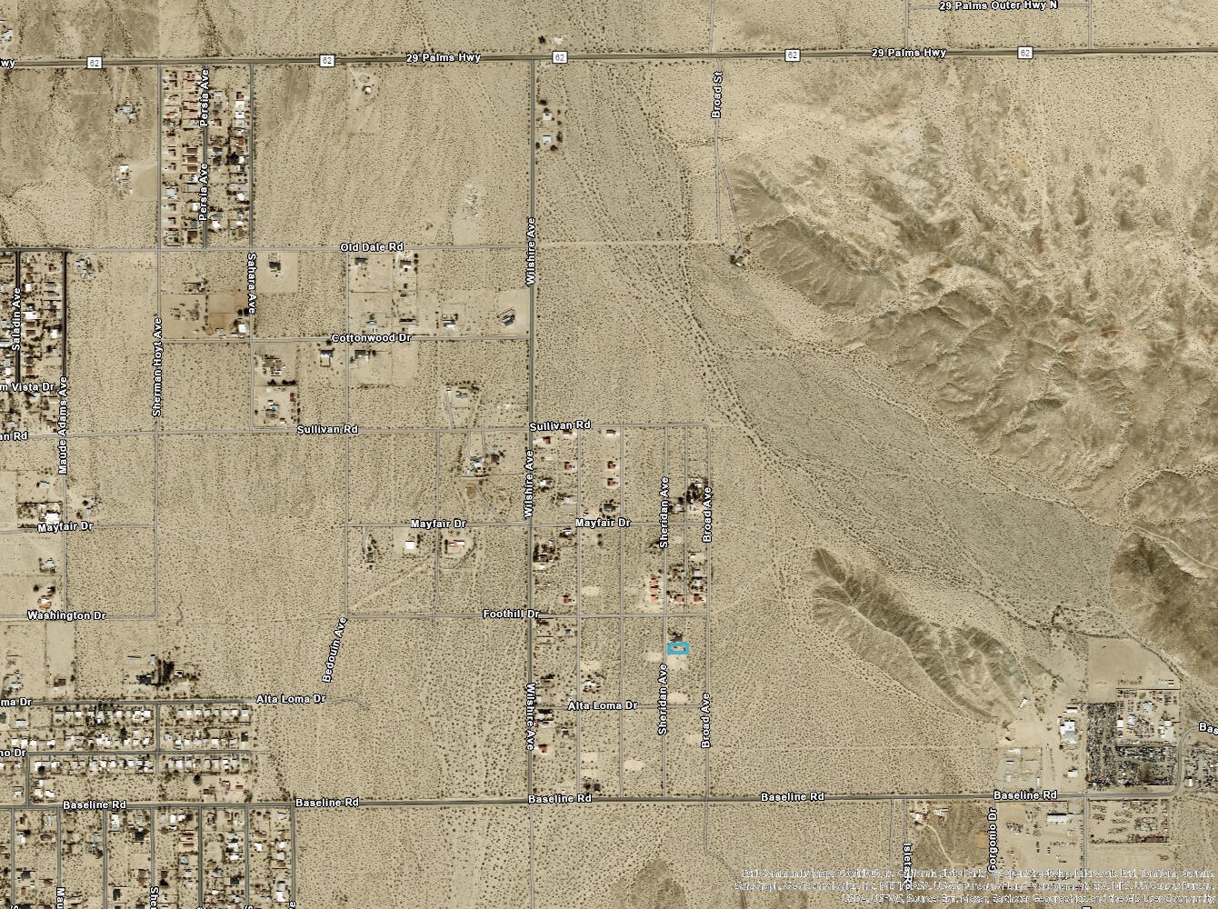 Sheridan Rd Avenue Twentynine Palms, CA 92277 - Photo 5 of 11 SatMap2