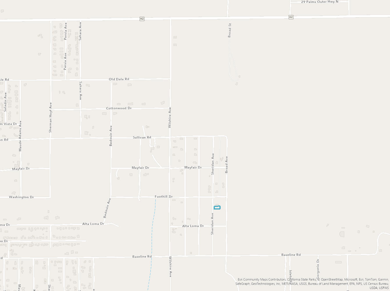 Sheridan Rd Avenue Twentynine Palms, CA 92277 - Photo 6 of 11 Map2