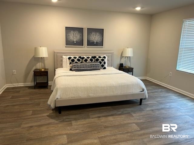 7409 Brompton Drive Foley, AL 36535 - Photo 7 of 18 Bedroom with dark hardwood / wood-style flooring