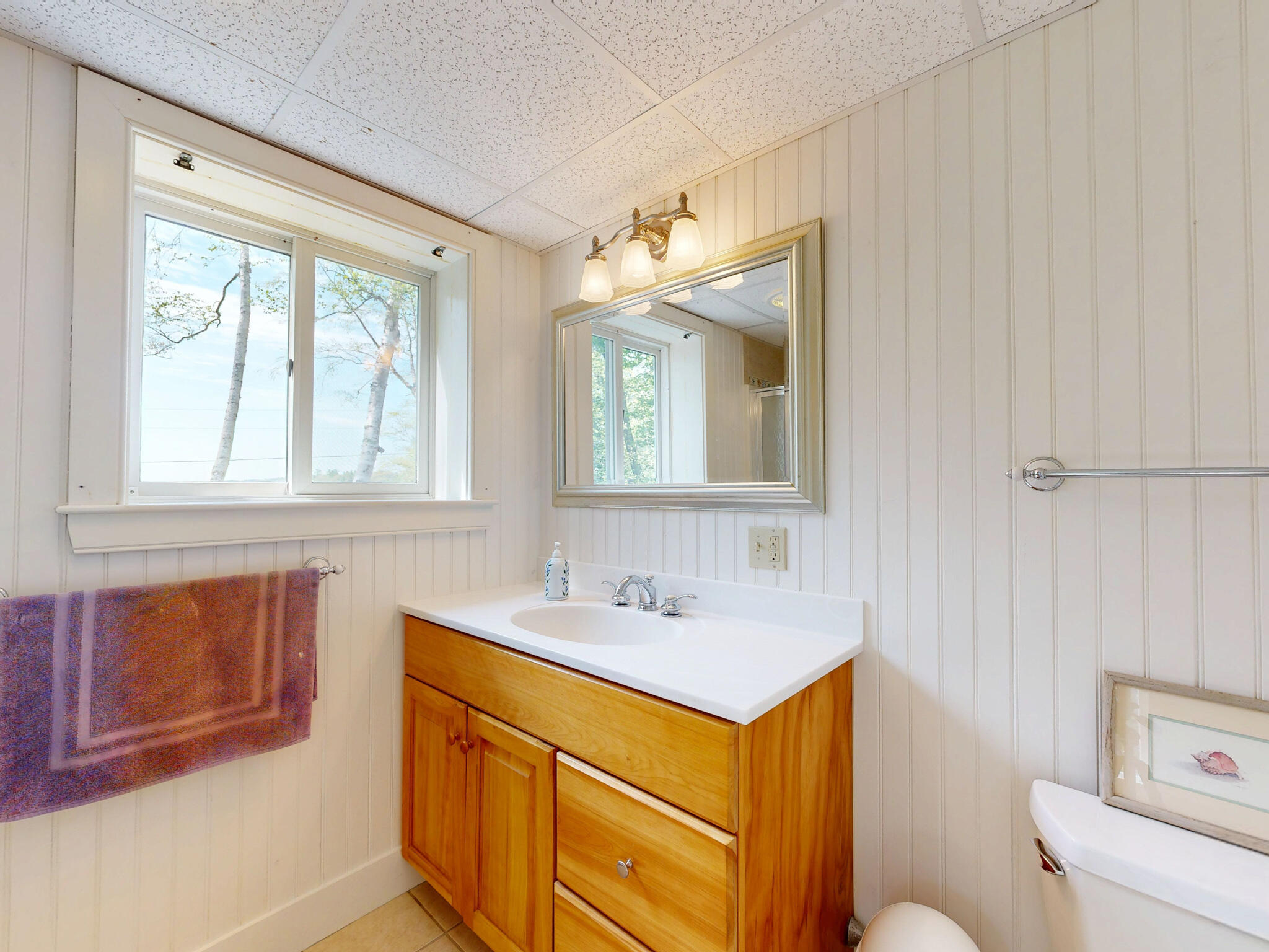 299 Gates Road Jefferson, ME 04348 - Photo 77 of 121 Lower Level Full Bathroom