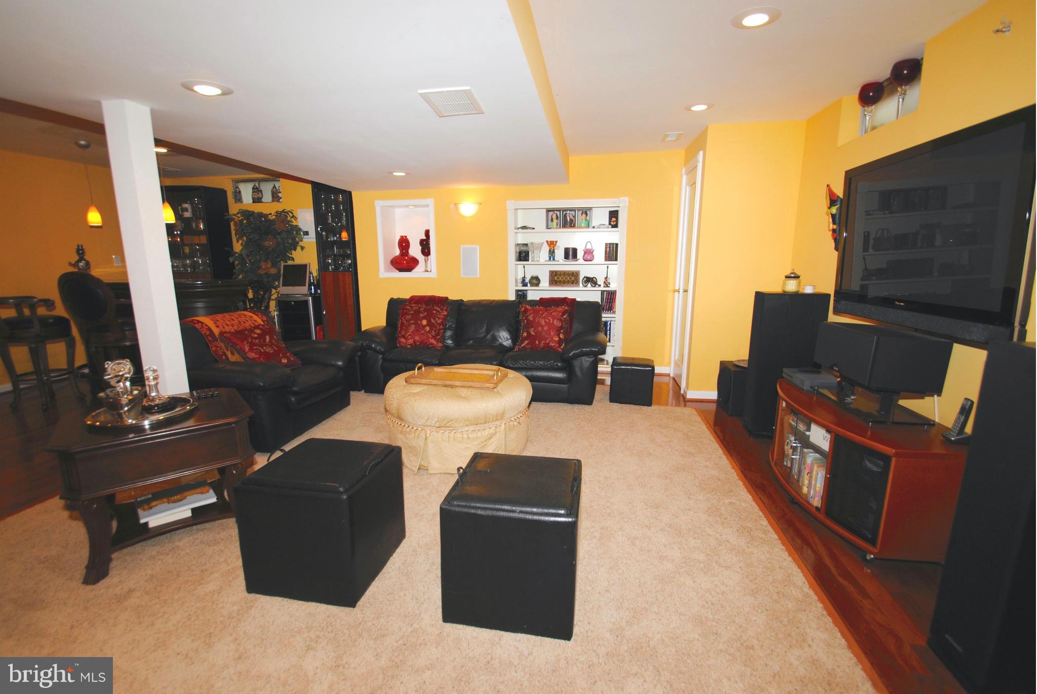 520 Broadwater Road Arnold, MD 21012 - Photo 20 of 30 Fabulous Lower Level Surround Sound Home Theater