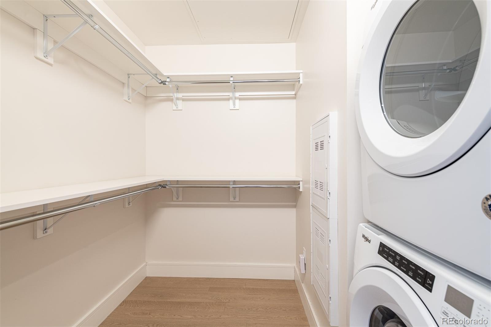 1901 Wazee Street, Unit 412 Denver, CO 80202 - Photo 7 of 33 a view of walk in closet with empty racks