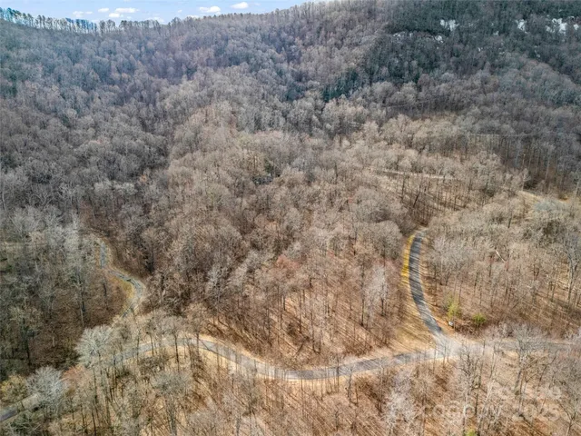 a view of a sky from a yard