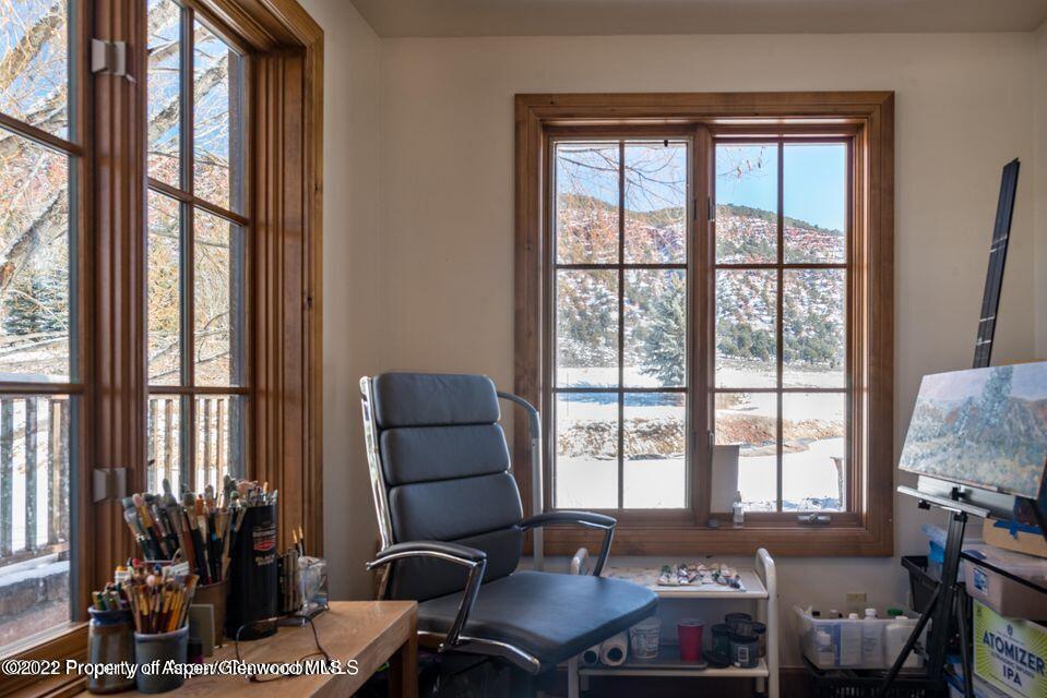 38 Diamond A Ranch Road Carbondale, CO 81623 - Photo 34 of 44 a workspace with furniture and a window