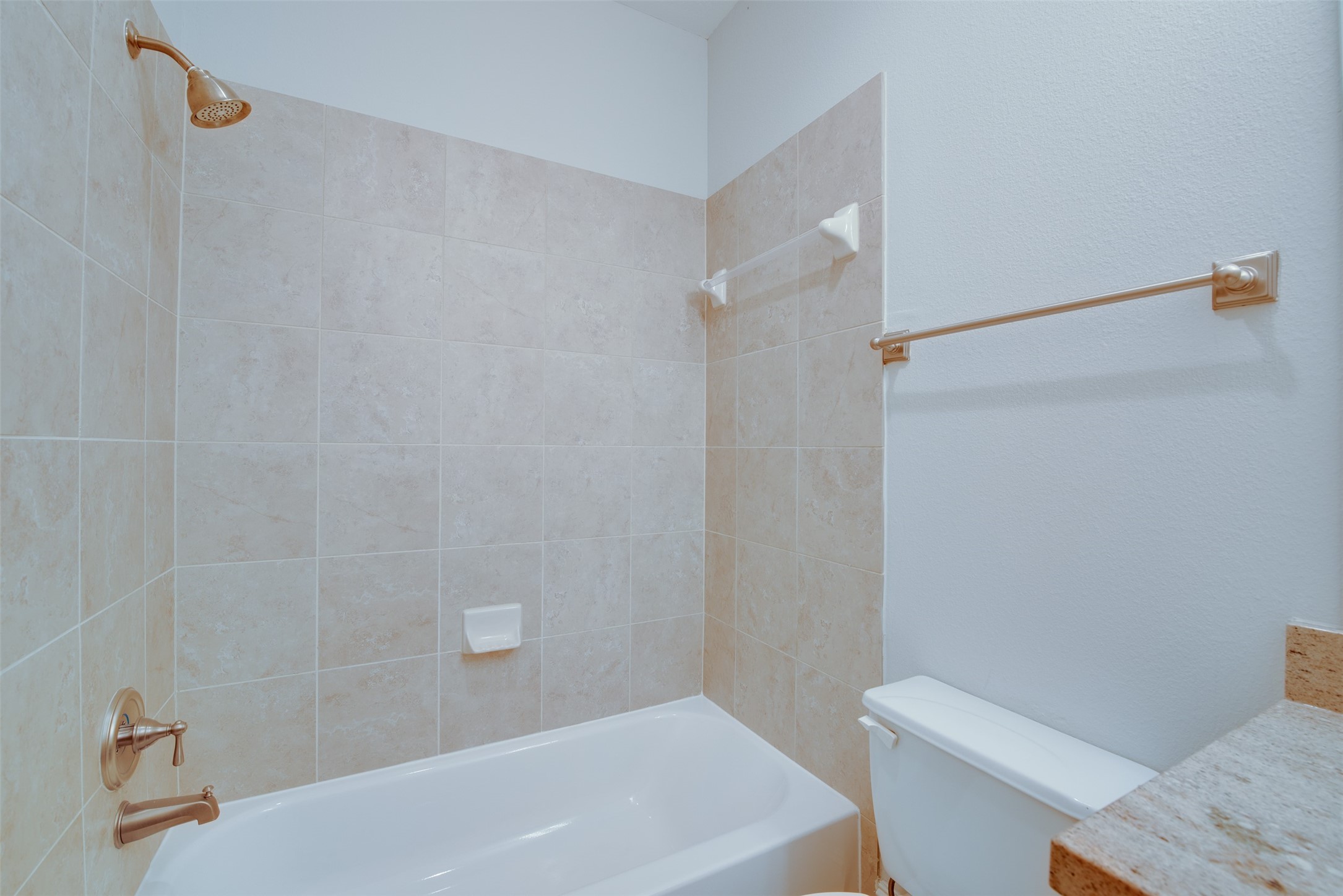 4203 Feagan Street Houston, TX 77007 - Photo 9 of 36 a bathroom with a bathtub and a toilet