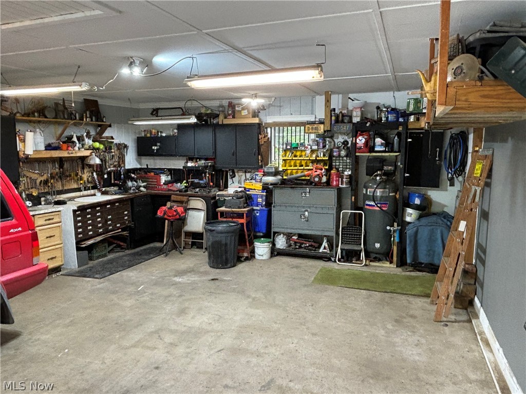 2417 Mc Adoo Ridge Road Wellsburg, WV 26070 - Photo 21 of 33 Garage with a workshop area