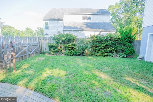 a view of a back yard