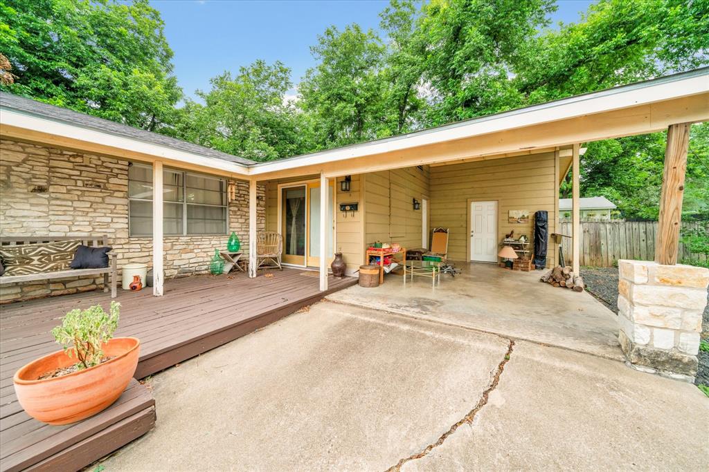 1104 Kinney Avenue, Unit B Austin, TX 78704 - Photo 2 of 14 a house view with a seating space