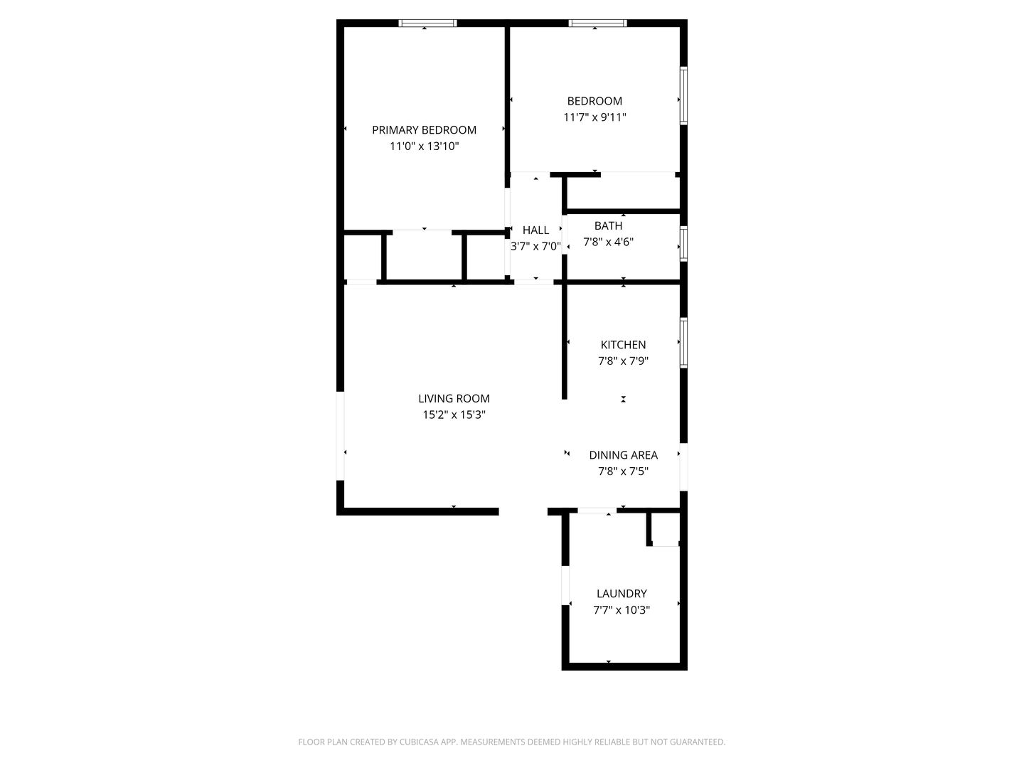 1104 Kinney Avenue, Unit B Austin, TX 78704 - Photo 6 of 14 a picture of a floor plan