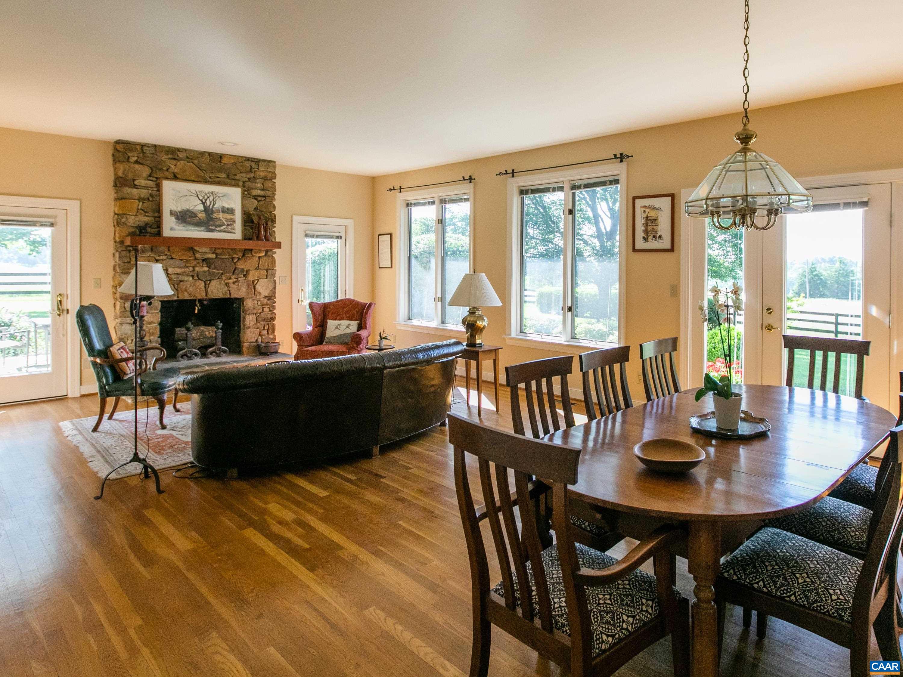5083 Catterton Road Free Union, VA 22940 - Photo 18 of 33 a view of a dining room with furniture window and wooden floor