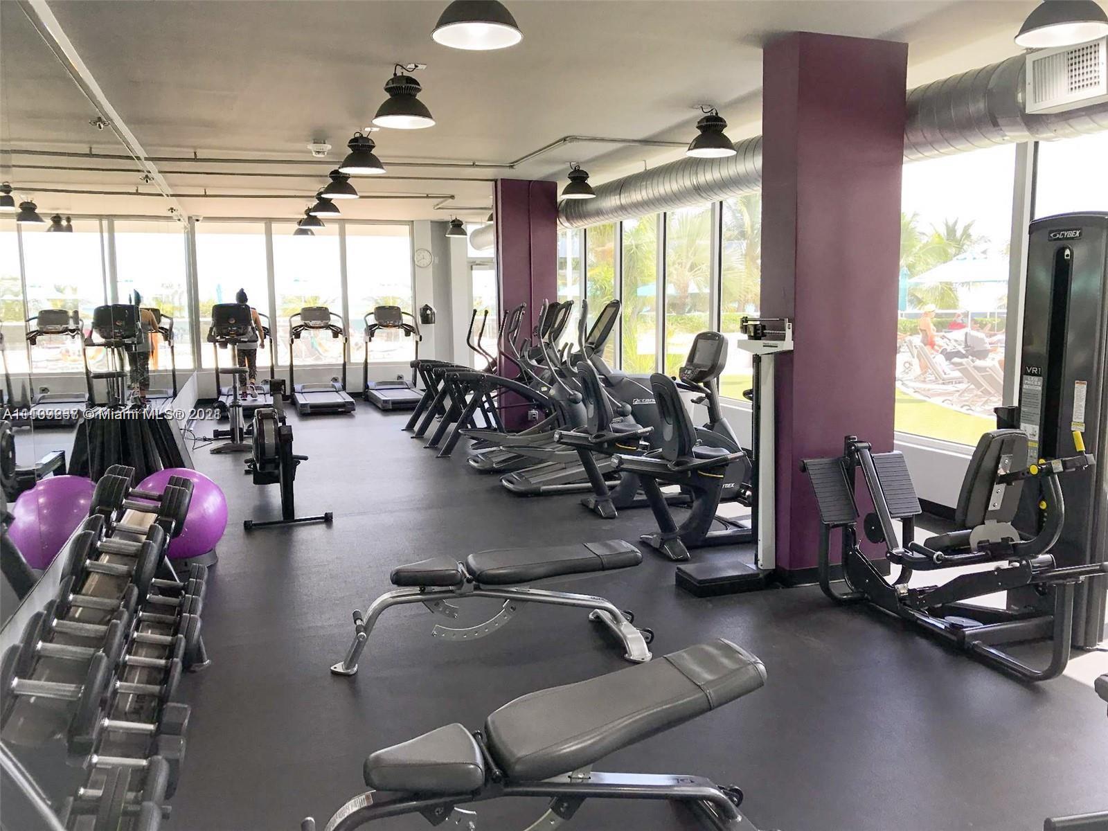 100 Lincoln Road, Unit 406 Miami Beach, FL 33139 - Photo 10 of 10 a view of a room with gym equipment