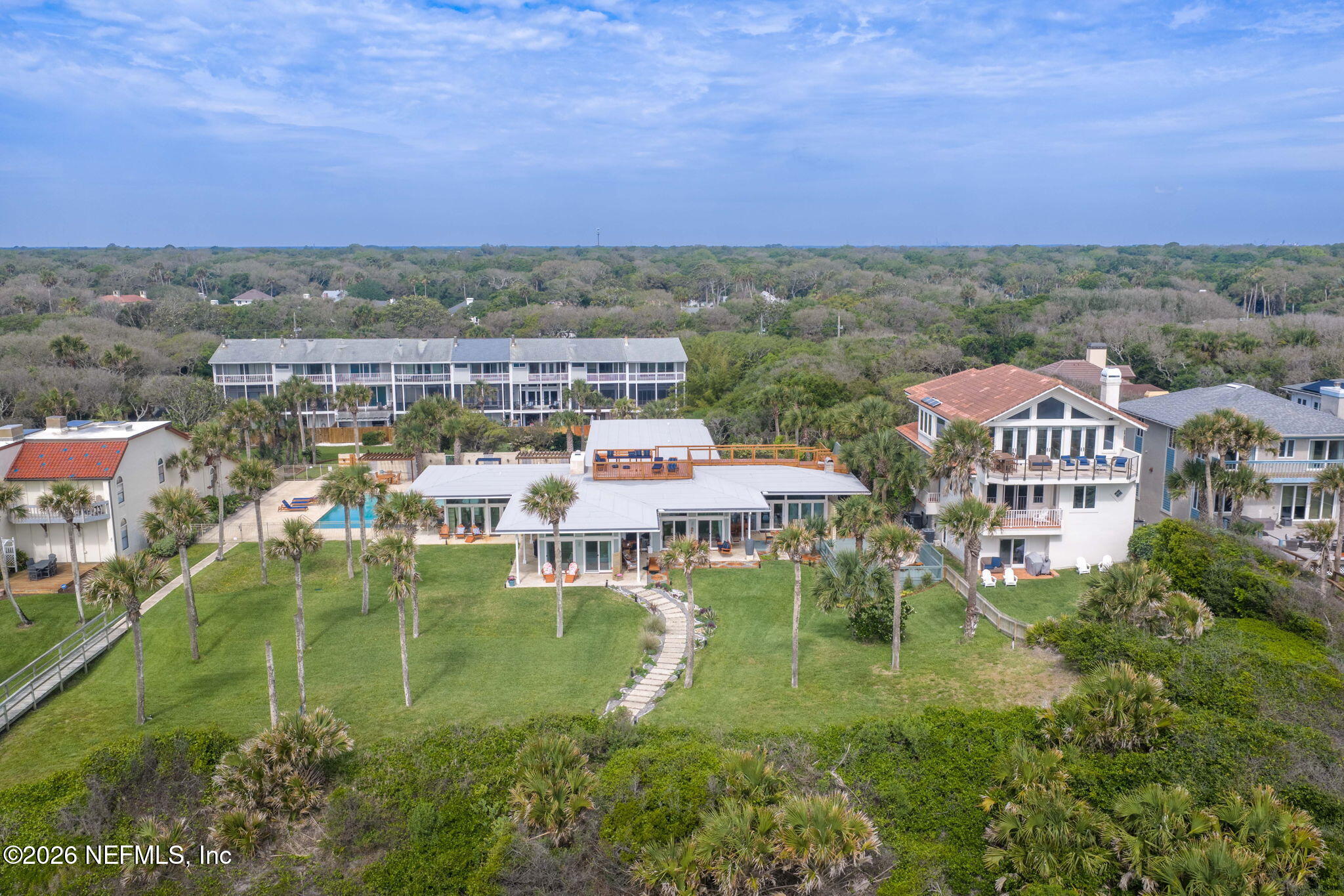 2337 Seminole Road, Unit B Atlantic Beach, FL 32233 - Photo 16 of 24 Property drone from Atlantic