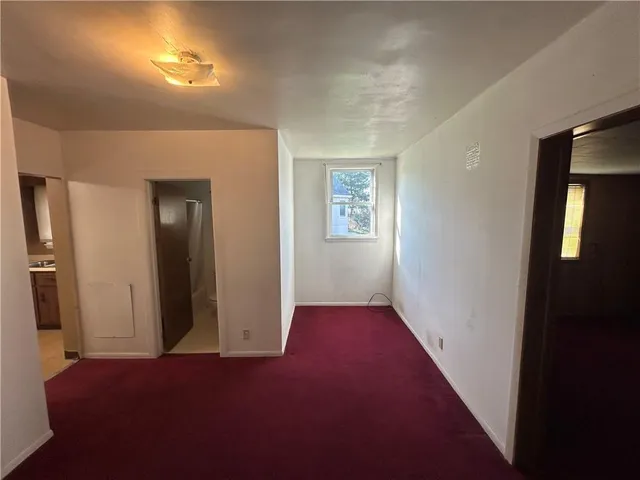 a view of empty room