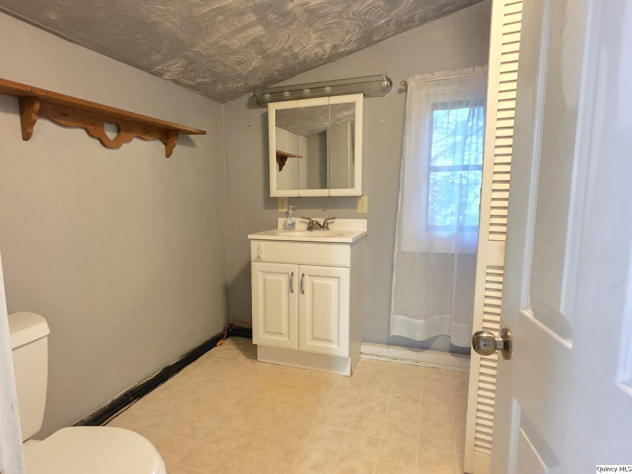 1717 North 4th Street Quincy, IL 62301 - Photo 5 of 8 a bathroom with a sink a toilet and shower