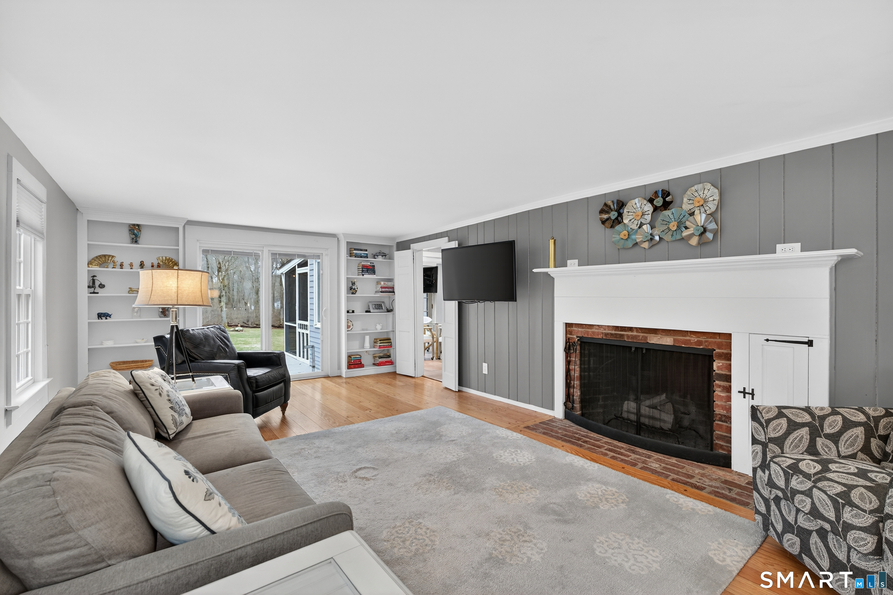 24 Saunders Hollow Road Old Lyme, CT 06371 - Photo 12 of 36 Handsome millwork and mantle