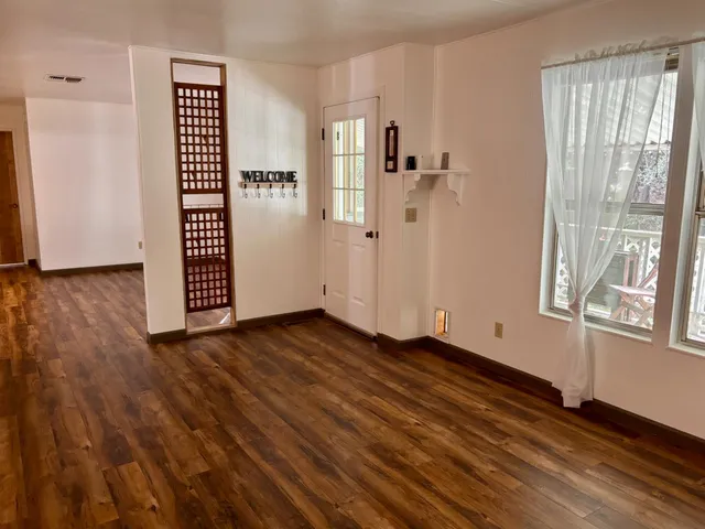 a very nice looking room with a wooden walls