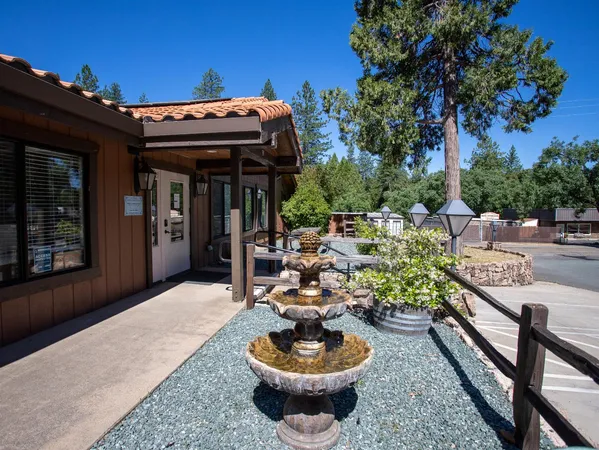 a view of outdoor space with swimming pool