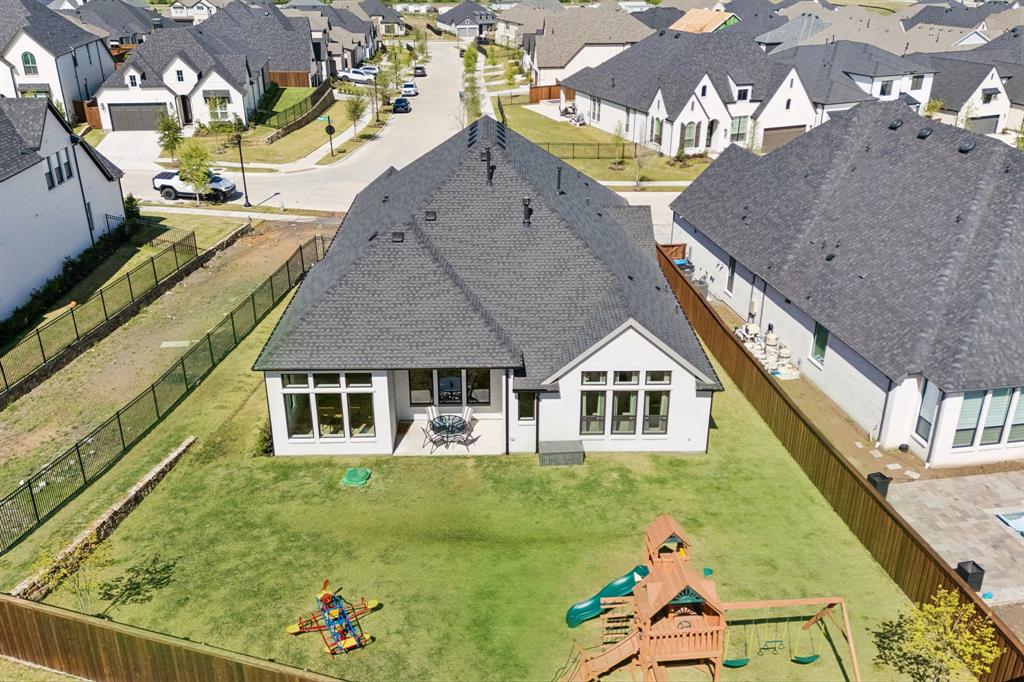1717 Tolleson Drive Fort Worth, TX 76008 - Photo 28 of 40 an aerial view of a house