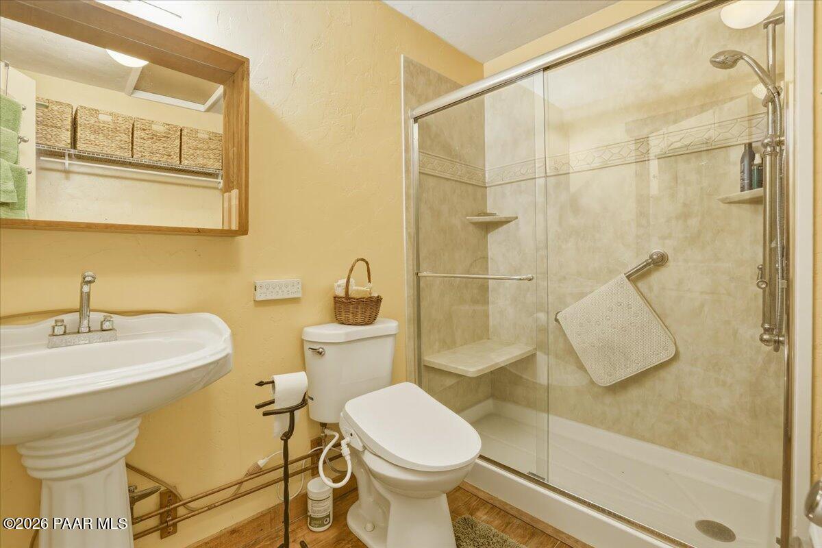 1383 West Boulder Road Prescott, AZ 86303 - Photo 15 of 21 a bathroom with a sink and a mirror