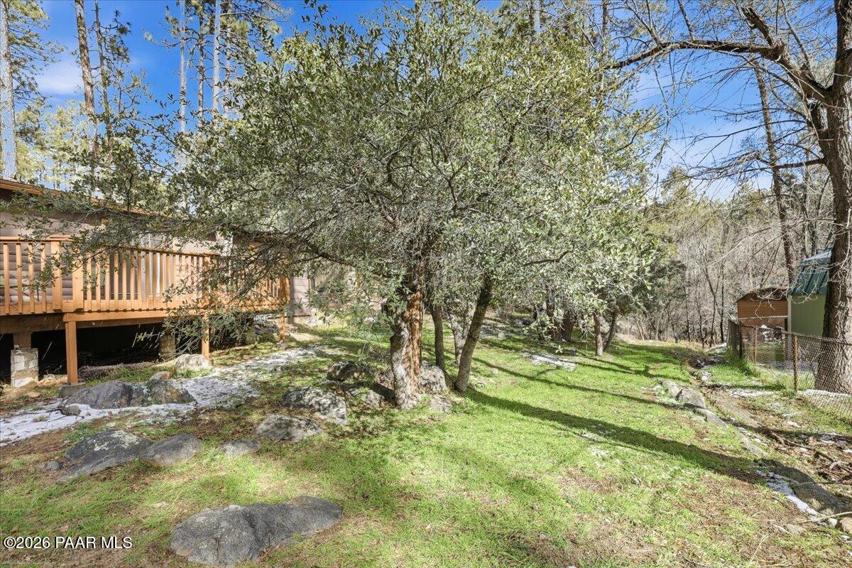 1383 West Boulder Road Prescott, AZ 86303 - Photo 18 of 21 a view of house with a yard