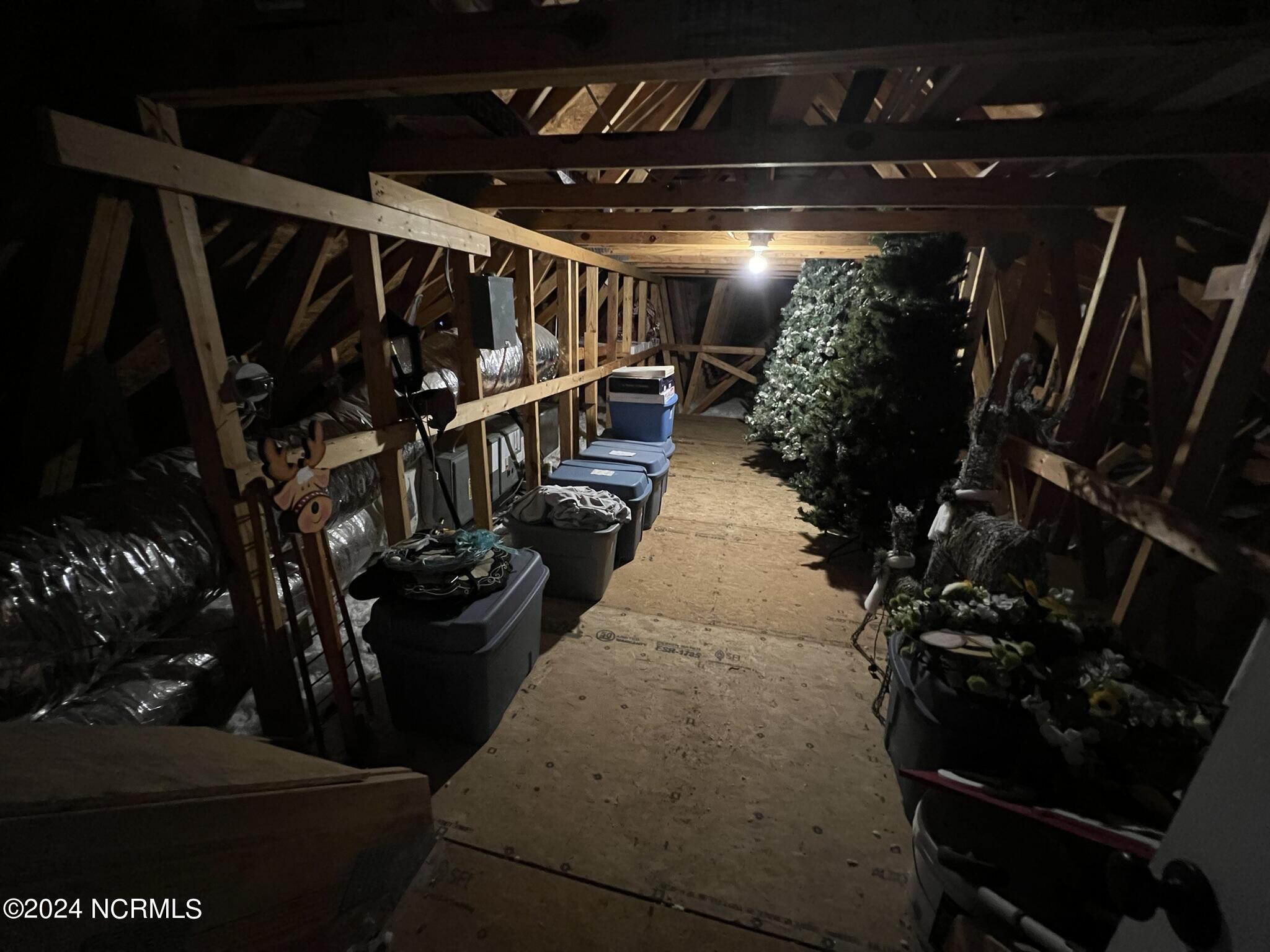 2585 Greens Bridge Road Garland, NC 28441 - Photo 26 of 37 walk in attic