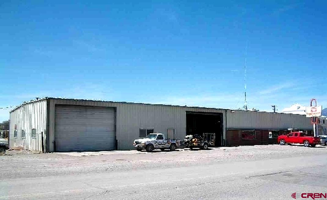 a view of a car garage