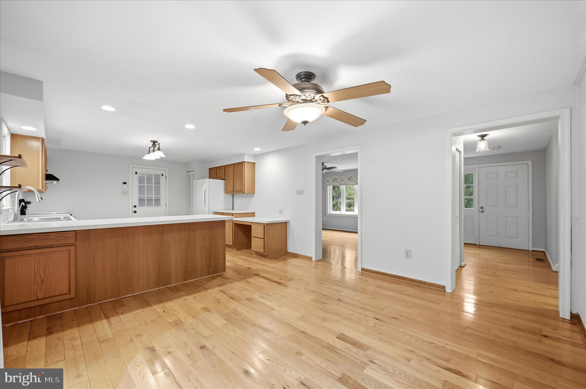 244 High Banks Road Stephenson, VA 22656 - Photo 13 of 45 a view of kitchen with wooden floor and window