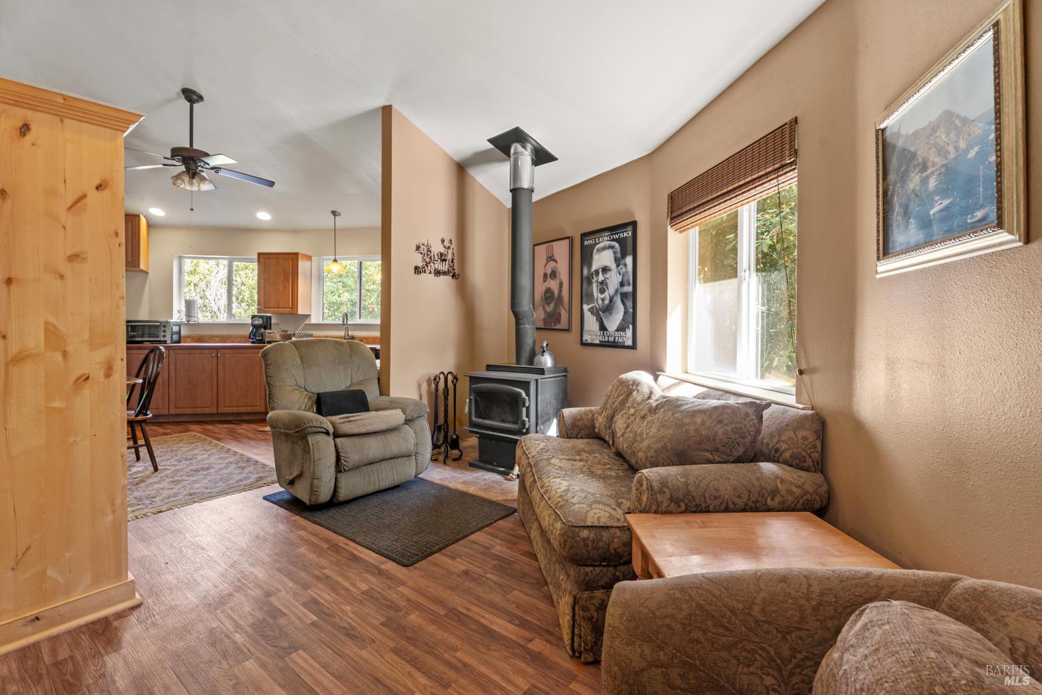 16460 Walker Lake Road Willits, CA 95490 - Photo 7 of 23 a living room with furniture and a large window