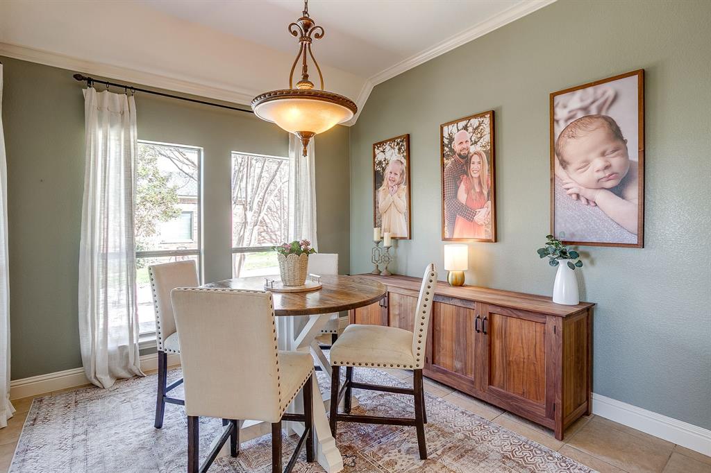 43 Crown Road Willow Park, TX 76087 - Photo 12 of 40 a view of a dining room with furniture window and outside view