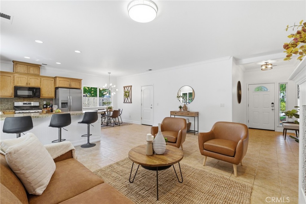 451 Hideaway Chico, CA 95926 - Photo 2 of 33 a living room with furniture kitchen and a table
