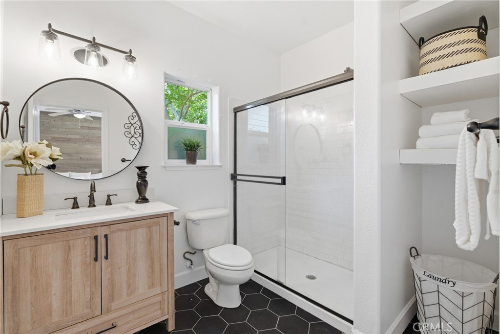 451 Hideaway Chico, CA 95926 - Photo 21 of 33 a bathroom with a sink toilet and shower