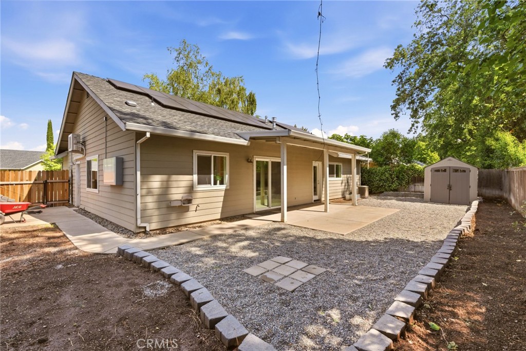 451 Hideaway Chico, CA 95926 - Photo 29 of 33 a view of a house with a patio