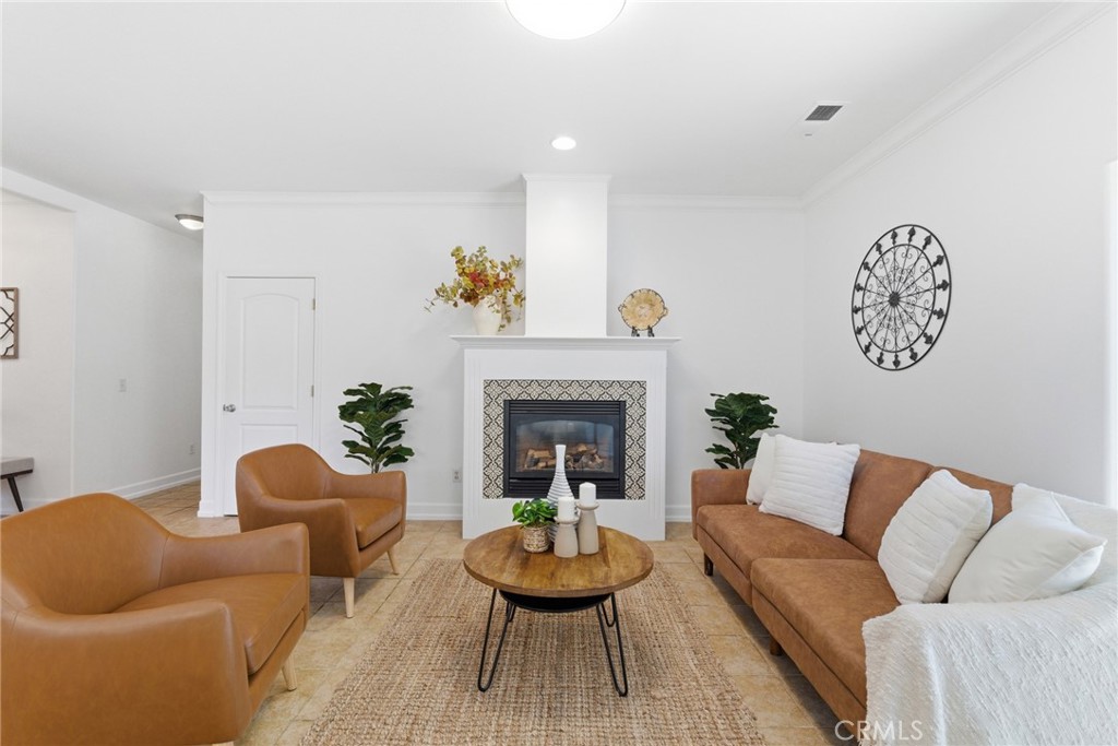 451 Hideaway Chico, CA 95926 - Photo 3 of 33 a living room with furniture and a fireplace