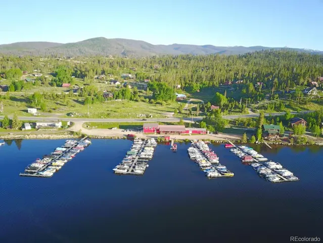 a view of a city with an ocean view