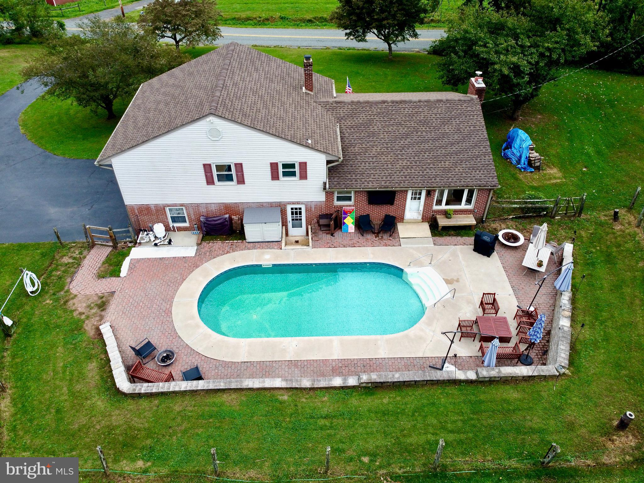 191 Himmelwright Road Barto, PA 19504 - Photo 1 of 78 Rear overhead view pool & patio