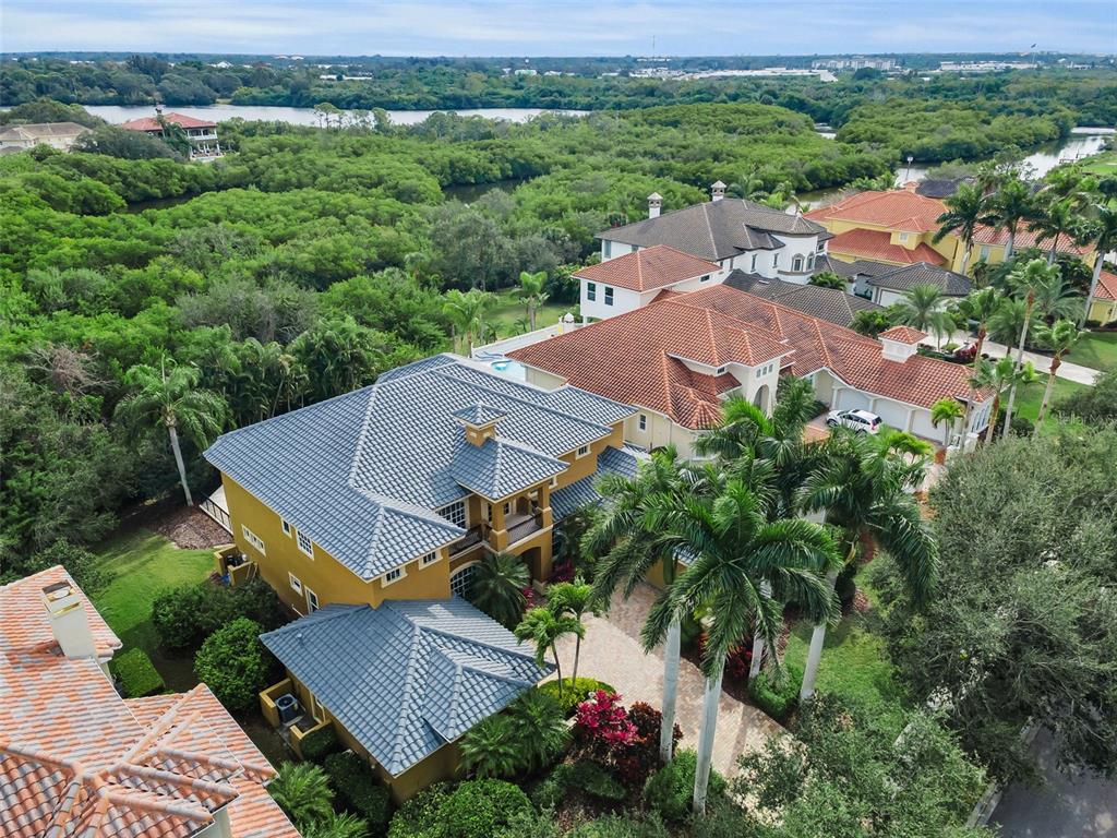 8871 Silverthorn Road Seminole, FL 33777 - Photo 11 of 98 an aerial view of a house with a garden