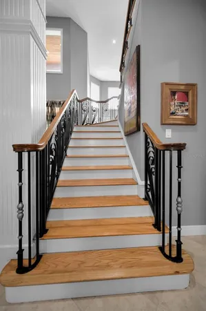 a view of a house with swimming pool