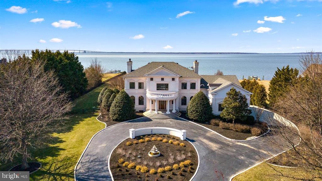 Elegant waterfront estate with stunning views.