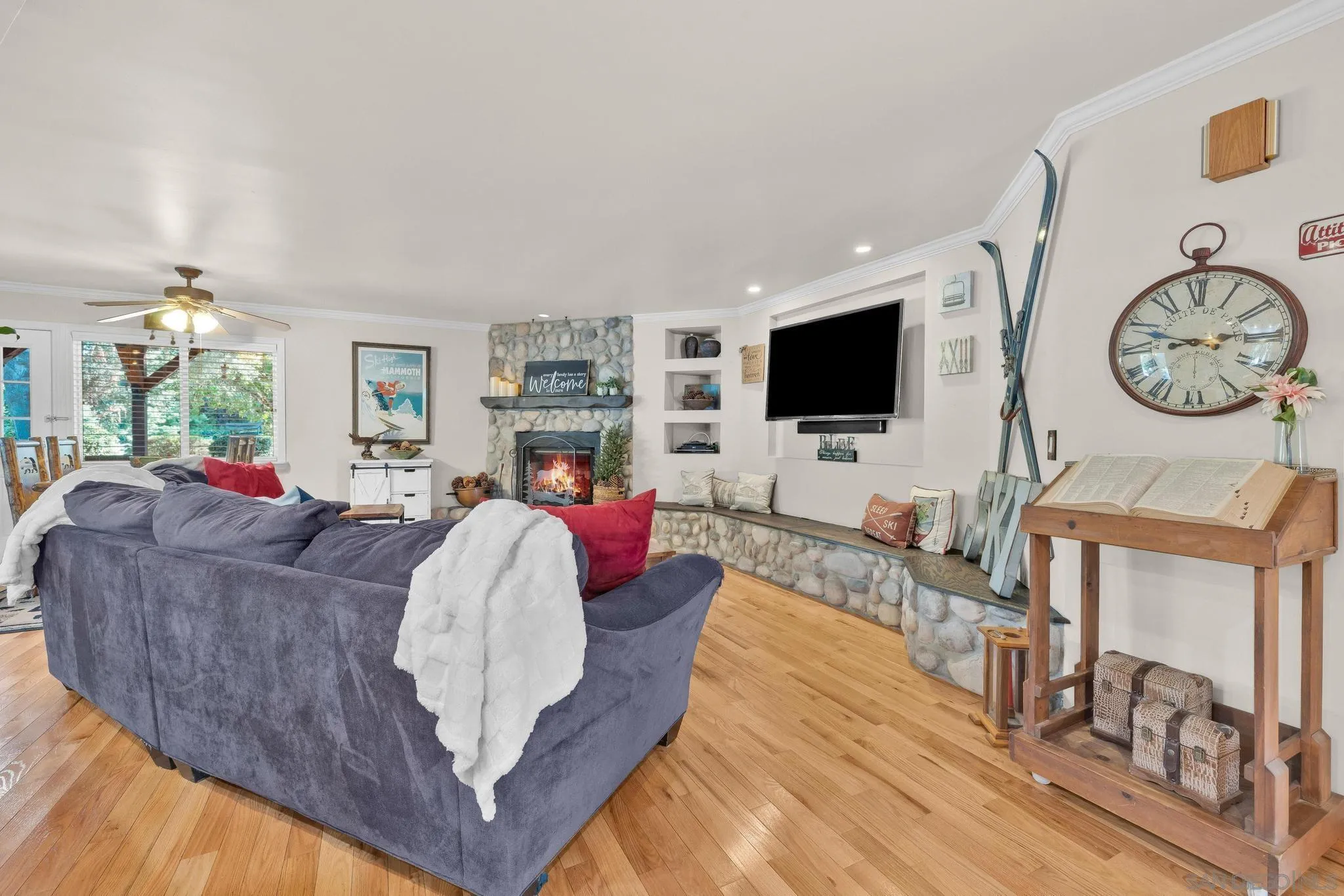 1695 Calmin Way Fallbrook, CA 92028 - Photo 14 of 44 a living room with furniture and a flat screen tv