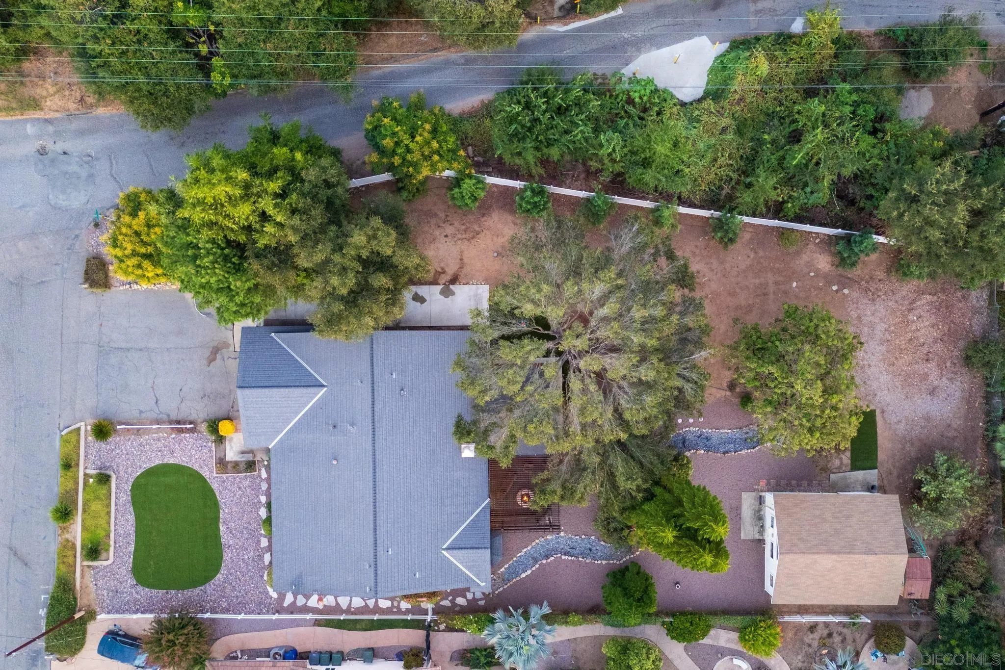 1695 Calmin Way Fallbrook, CA 92028 - Photo 44 of 44 an aerial view of house with yard swimming pool and outdoor seating