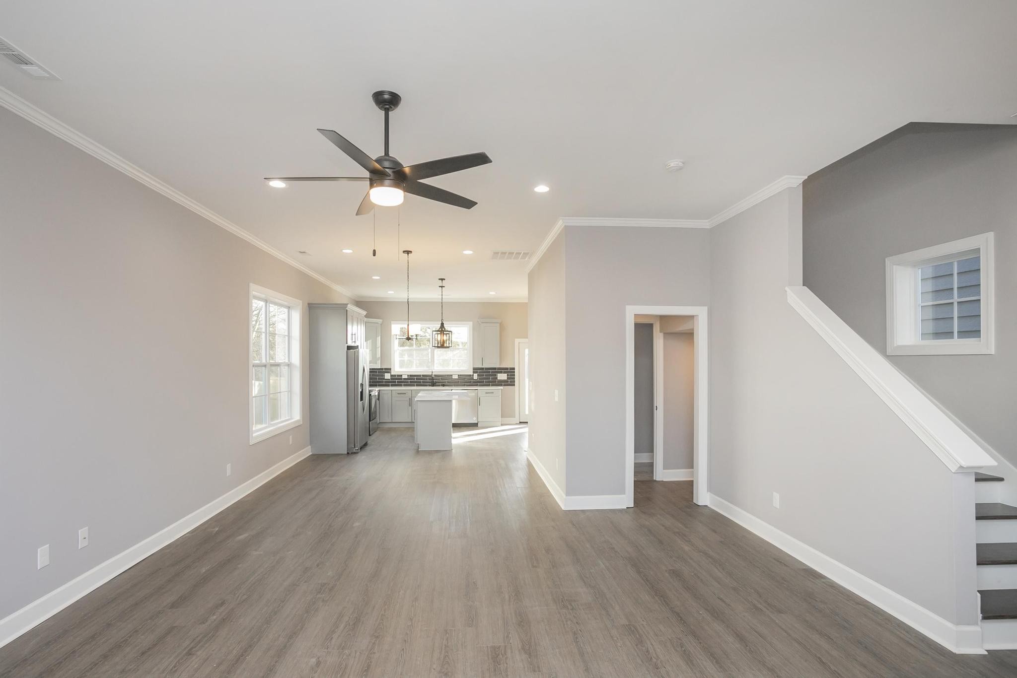 4329 Old Goins Road Nashville, TN 37211 - Photo 19 of 24 a view of a kitchen with a sink and wooden floor